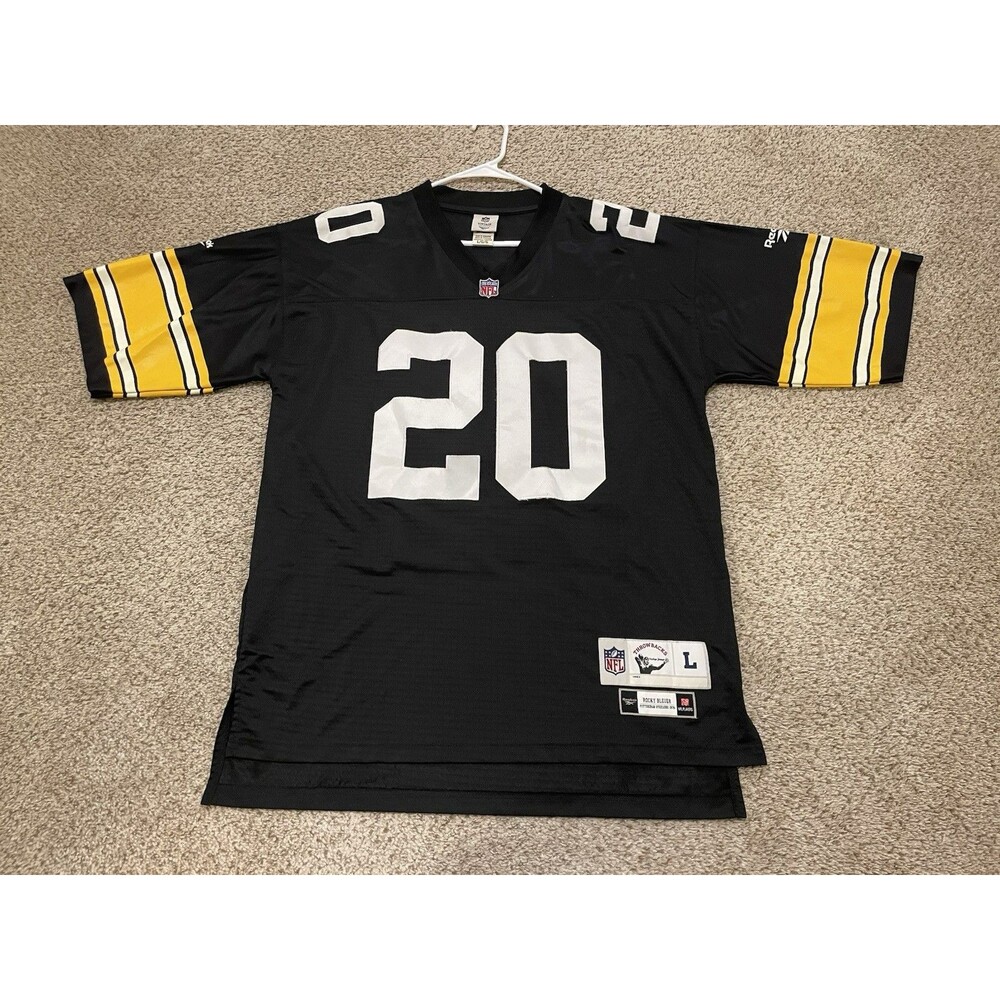 Reebok Vintage Collection Pittsburgh Steelers #20 Rocky Bleier Jersey Size L